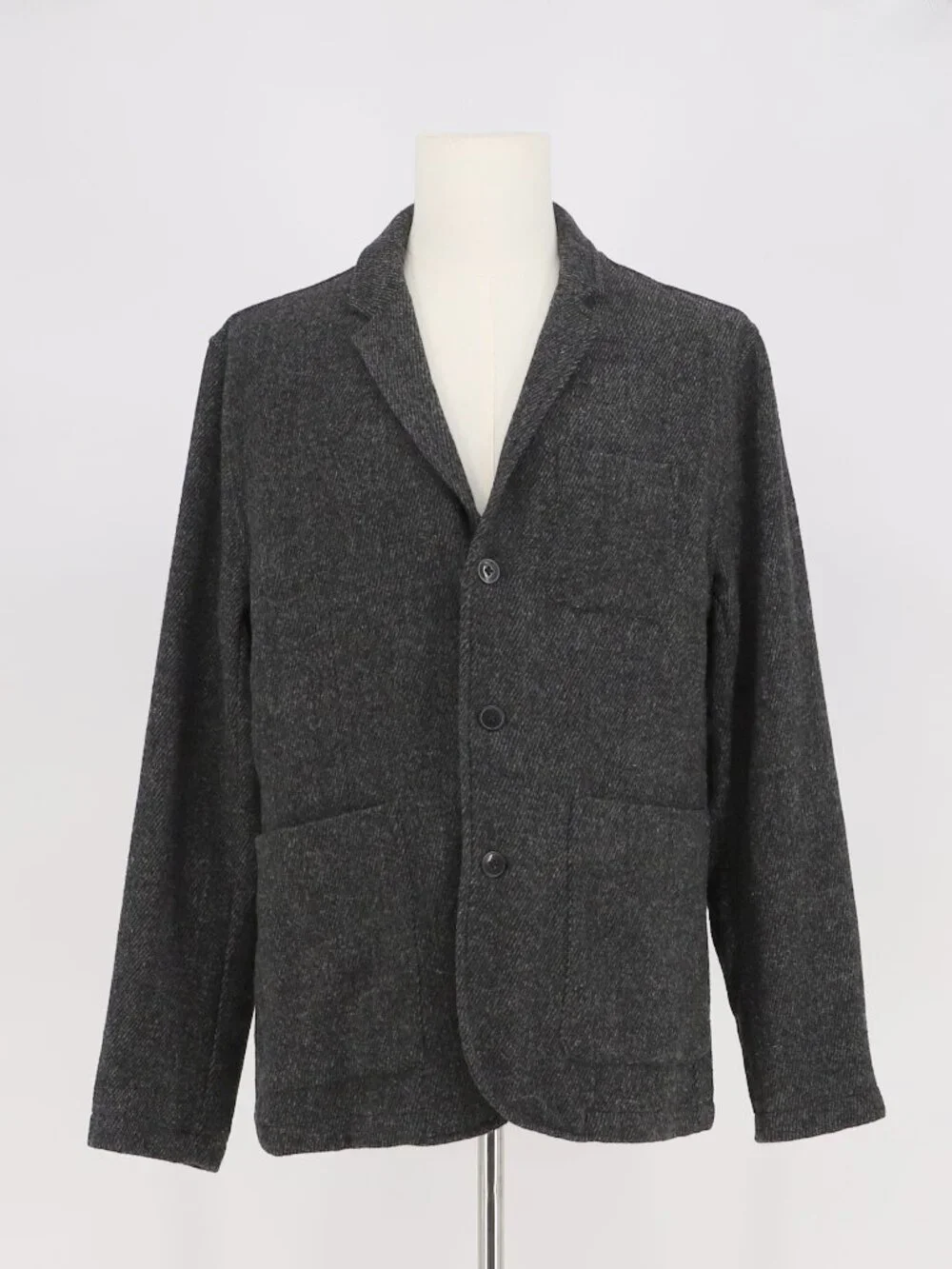NWT GRAYERS Hutton Wool Twill Sport Coat in Charcoal Size L